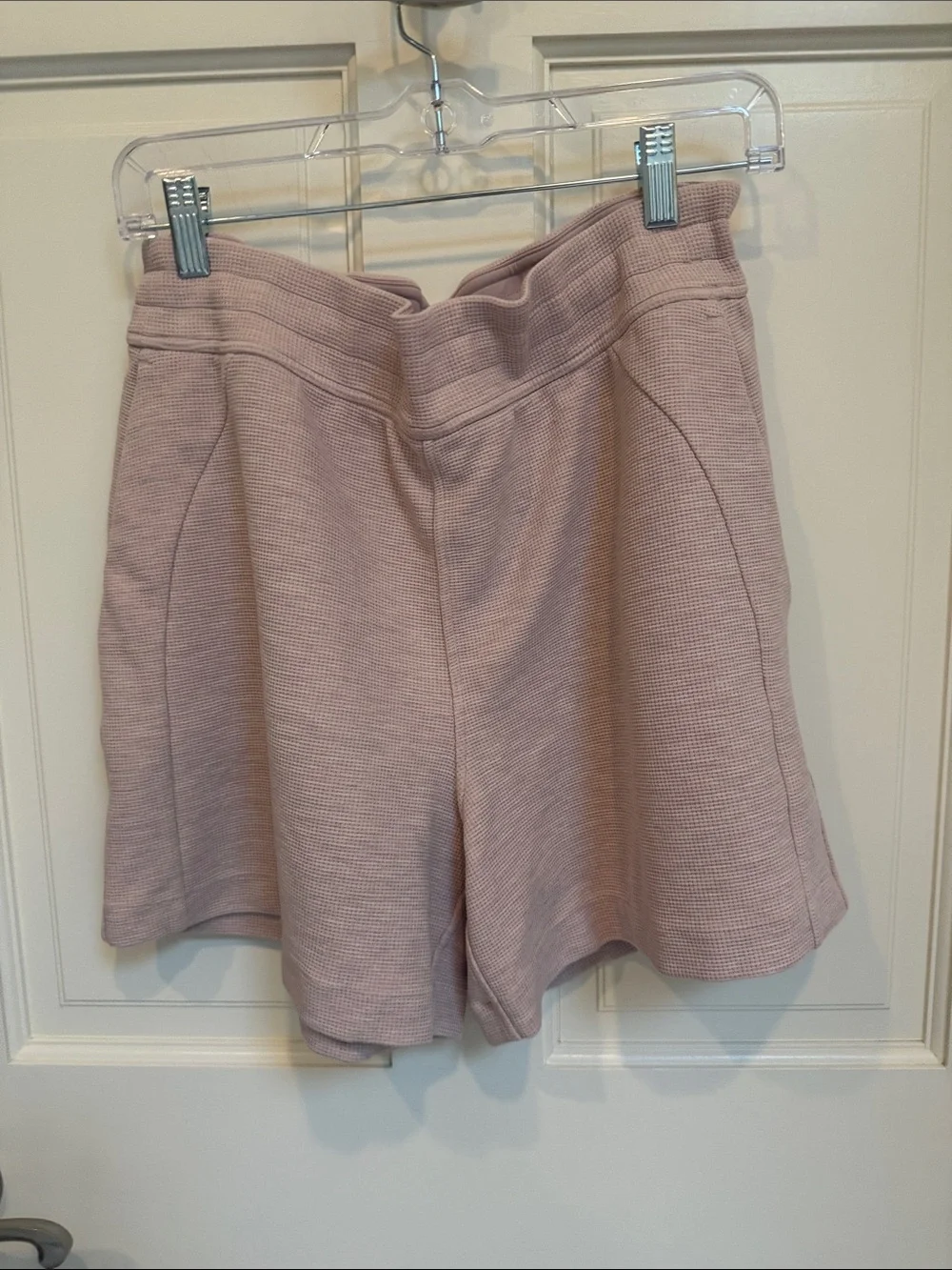 lululemon athletica Blush Pink Soft-Knit High-Rise Shorts